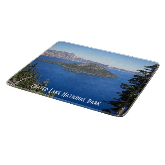 風光明媚なクレーターレイク国立公園 カッティングボード (角)