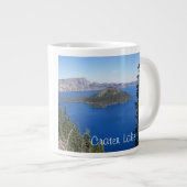 風光明媚なクレーターレイク国立公園 ジャンボコーヒーマグカップ (正面右)