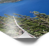 風光明媚なクレーターレイク国立公園 フォトプリント            (角)