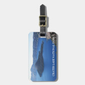 風光明媚なクレーターレイク国立公園 ラゲッジタグ (正面縦)