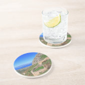 風光明媚なコリントアクロポリスでギリシャ、ラウンドコースター コースター (側面)