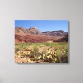 風光明媚なコロラドリバーアットグランドキャニオン写真 キャンバスプリント (正面)