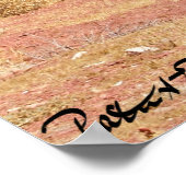 風光明媚なコロラドリバーアットグランドキャニオン写真 ポスター (角)