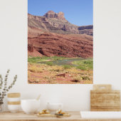 風光明媚なコロラドリバーアットグランドキャニオン写真 ポスター (キッチン)