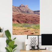 風光明媚なコロラドリバーアットグランドキャニオン写真 ポスター (ホームオフィス)