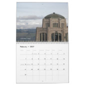 風光明媚なコロンビアリバーゴージェフォト カレンダー (2月 2027)