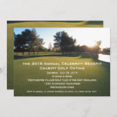 風光明媚なゴルフアウトティング招待状 招待状 (正面/裏面)