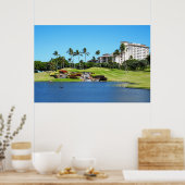 風光明媚なゴルフコースポスター ポスター (キッチン)