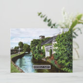 風光明媚なゴールウェイアイルランド任意の年の誕生日 招待状 (スタンド正面)