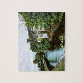 風光明媚なゴールウェイシティアイルランドキャナルビュー ジグソーパズル (縦)