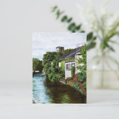 風光明媚なゴールウェイシティアイルランドキャナルビュー ポストカード (スタンド正面)