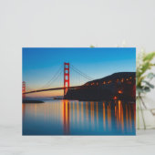 風光明媚なサンフランシスコブリッジスクラップブック紙 (スタンド正面)