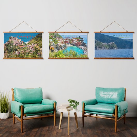 風光明媚なシニックテレーコルニグリアヴェルナッツァモンテロッソ 吊り下げ型タペストリー (リビング)