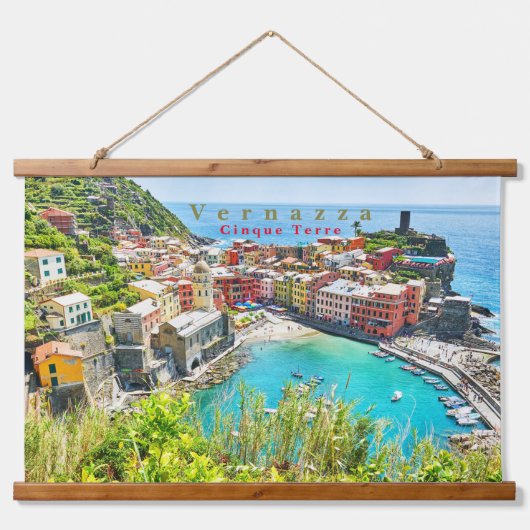 風光明媚なシニックテレーコルニグリアヴェルナッツァモンテロッソ 吊り下げ型タペストリー (正面2)