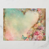 「風光明媚なスナップショット」 箔シーズンポストカード (正面)