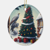 風光明媚なセラミックオーナメント セラミックオーナメント (左)