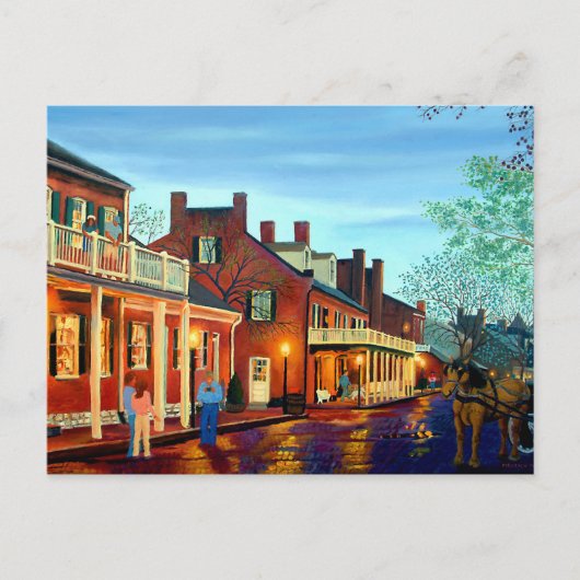 風光明媚なセントチャールズ歴史地区II ポストカード (正面)
