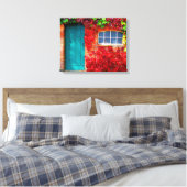 風光明媚なターコイズドアと鮮やかな紅葉 キャンバスプリント (インサイチュ (寝室))