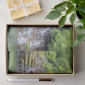 風光明媚なツイン滝ロックアイランドティッシュペーパー 薄葉紙 (ギフト)