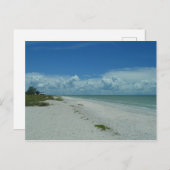 風光明媚なデイトロピカルビーチバケーションランドスケープ写真 ポストカード (正面/裏面)