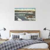 風光明媚なドライブからのカーメル湾のビュー キャンバスプリント (インサイチュ (寝室))