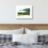 風光明媚なドライブのビーチ キャンバスプリント (インサイチュ (寝室))