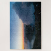 風光明媚なナイアガラ滝ビュー、夜明け、カナダ ジグソーパズル (縦)