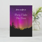 風光明媚なノーザンライツオーロラボレリスパーティー 招待状 (スタンド正面)