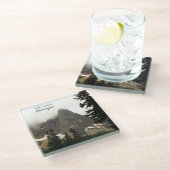 風光明媚なノースカスカズワシントン山の写真 ガラスコースター (アングル)