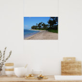 風光明媚なハワイアンコーストビューポスター ポスター (キッチン)