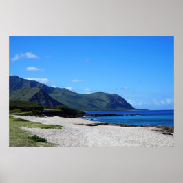 風光明媚なハワイアンコーストビューポスター ポスター