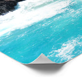 風光明媚なハワイアンコーストビューポスター ポスター (角)