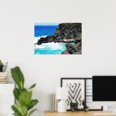 風光明媚なハワイアンコーストビューポスター ポスター (ホームオフィス)