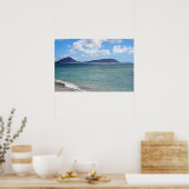 風光明媚なハワイアンコーストビューポスター ポスター (キッチン)