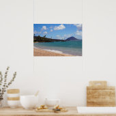 風光明媚なハワイアンコーストビューポスター ポスター (キッチン)