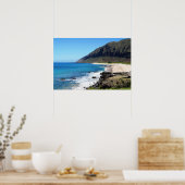 風光明媚なハワイアンコーストビューポスター ポスター (キッチン)