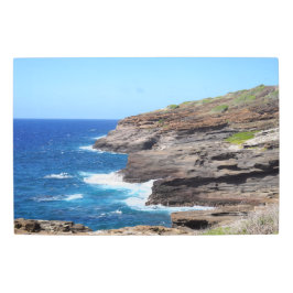 風光明媚なハワイアンコーストメタルウォールアート30 x 20 メタルプリント
