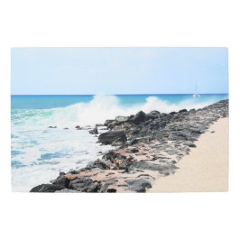 風光明媚なハワイアンコーストメタルウォールアート30 x 20 メタルプリント