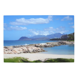 風光明媚なハワイアンコーストメタルウォールアート30 x 20 メタルプリント