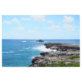 風光明媚なハワイアンコーストメタルウォールアート36 x 24 メタルプリント