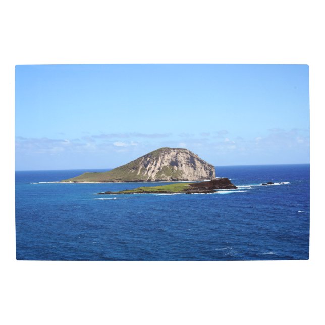 風光明媚なハワイアンビューメタルウォールアート30 x 20 メタルプリント (正面)