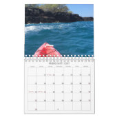 風光明媚なハワイ暦 カレンダー (2月 2027)