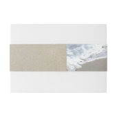 風光明媚なハートインザサンドビーチ結婚式 招待状ベリーバンド (裏面例)