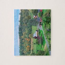 風光明媚なバーモントファーム ジグソーパズル