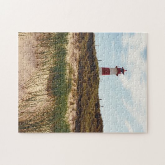 風光明媚なパズルライトハウスビーチライトハウスフォトガー ジグソーパズル (横)