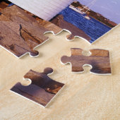 風光明媚なパズルライトハウスビーチライトハウスフォトガー ジグソーパズル (側面)