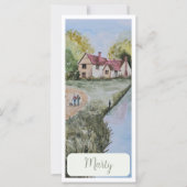 風光明媚なパーソナライズされた国側ジャイアントブックマーク (正面)