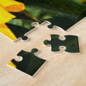 風光明媚なヒマワリ自然テーマ ジグソーパズル (側面)