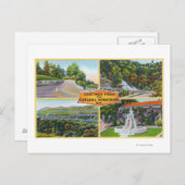 風光明媚なビューからの挨拶 ポストカード (正面/裏面)