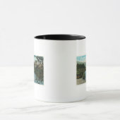 風光明媚なビューグッド魚釣り マグカップ (中央)